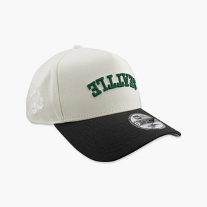 Seattle SuperSonics Cream Inverted Wordmark A-Frame Snapback