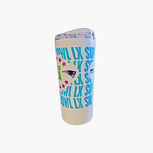 Seattle Seahawks Super Bowl LX 20oz Powder Coat Tumbler