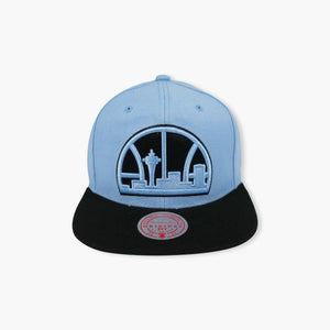 Seattle SuperSonics University Blue Snapback