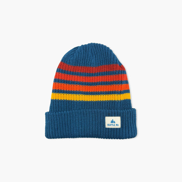 Seattle Cobalt Sunset Mainer Beanie