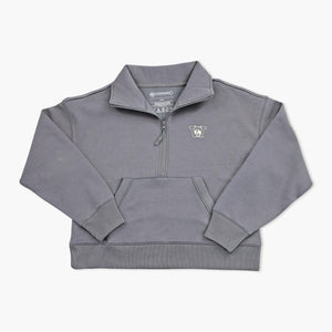 Washington Huskies Women's Shadow Grey Active 1/2 Zip Pullover Jacket