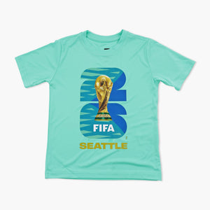 FIFA World Cup Seafoam Seattle Host City Youth Performance T-Shirt