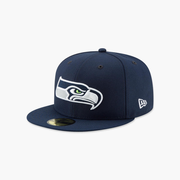 Seattle Seahawks Super Bowl LX Side Patch Navy Fitted Hat