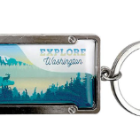 Washington Clear Skies Keychain