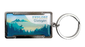 Washington Clear Skies Keychain