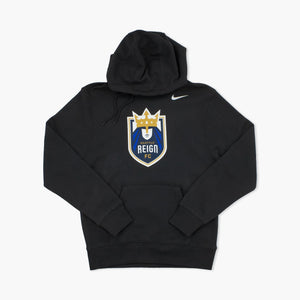 Seattle Reign Black Primary Logo Fleece Hoodie