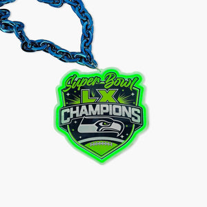 Seattle Seahawks Super Bowl LX Champions LED Fan Chain