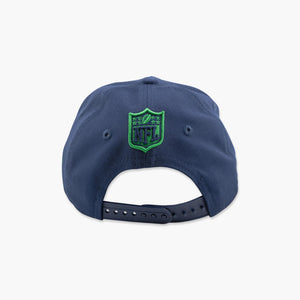 Seattle Seahawks Navy Throwback Cartoon Character Snapback - Toddler