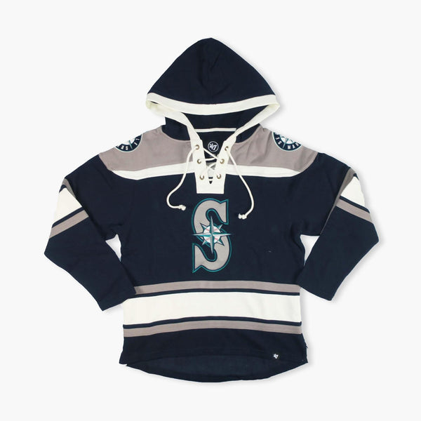 Seattle Mariners Navy Superior Lacer Hoodie