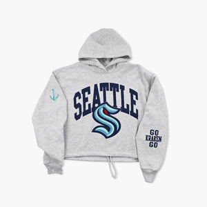 Seattle Kraken Grey High Hopes Women's Hoodie