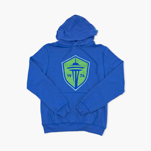 Seattle Sounders Royal Blue Primary Logo Hoodie