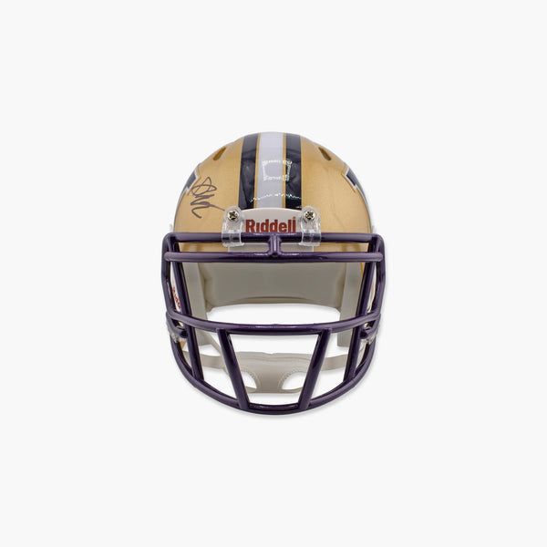 AUTOGRAPHED By Demond Williams - Washington Huskies Mini Helmet