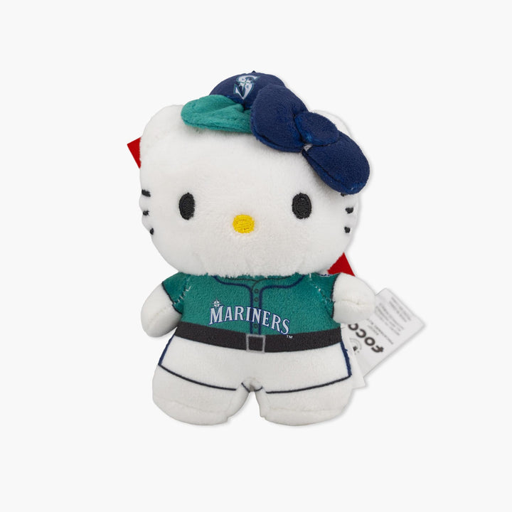 Seattle Mariners Hello Kitty 3" Plush Keychain - Teal