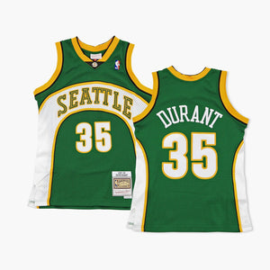 Seattle SuperSonics Kevin Durant 2007 Green Swingman Jersey