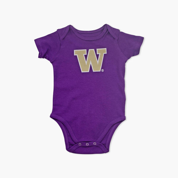 Washington Huskies Game On Toddler Creeper Set