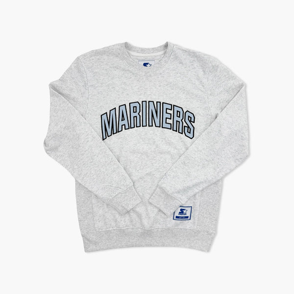Seattle Mariners Starter Vintage Fleece Essentials Crewneck