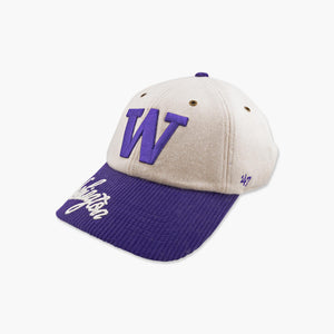Washington Huskies Natural Script Two Tone Clean Up