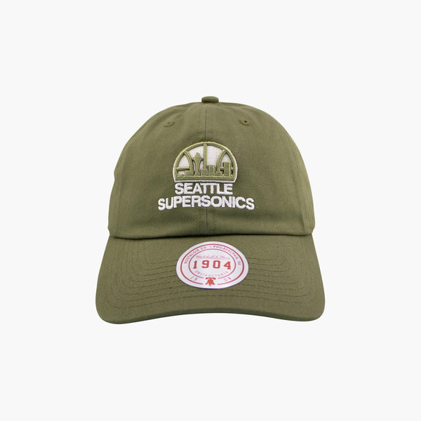 Seattle SuperSonics Olive Tonal Adjustable Hat