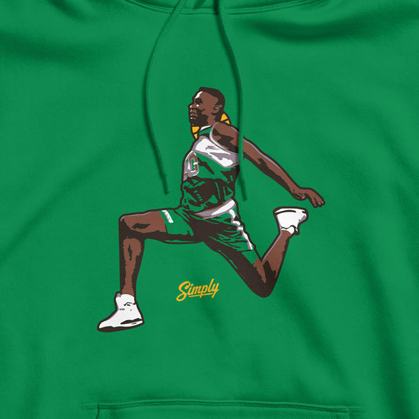 Reign Man Rookie Dunk Kelly Green Hoodie