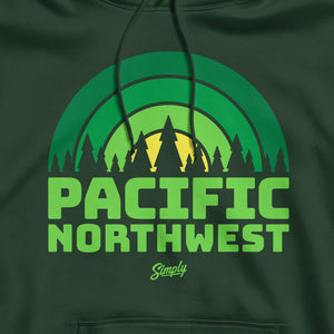 PNW Green Trees Hoodie