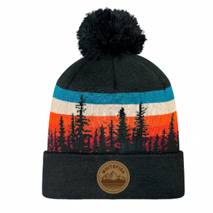 Seattle Lodgepole Black Pom Grand Beanie