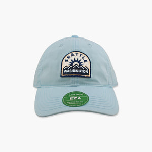 Peaking Sun Powder Blue Seattle Adjustable Hat