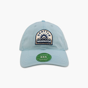 Peaking Sun Powder Blue Seattle Adjustable Hat