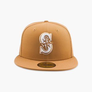 Seattle Mariners Bronze S Logo Fitted Hat