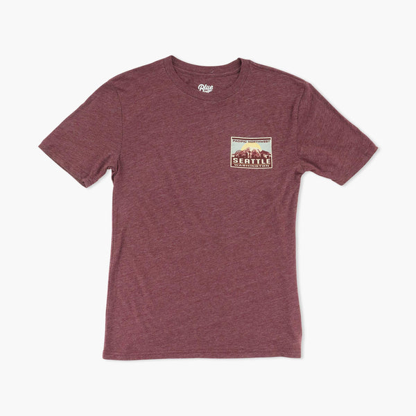 Seattle Anecdotal Maroon T-Shirt