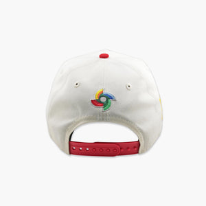 World Baseball Classic USA Cream/Red Classic Star Adjustable Hat