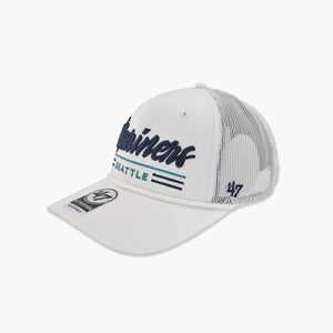 Seattle Mariners White Garner Rope Trucker Hat