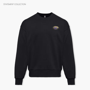 Washington Huskies Stadium Legacy Black Crewneck