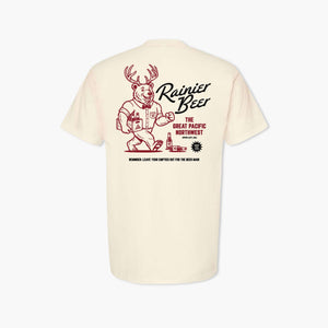 Rainier Beer Natural Bearer Of Brews Pocket T-Shirt