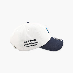 Seattle Mariners Navy/Sandstone Contemporary Clean Up Adjustable Hat