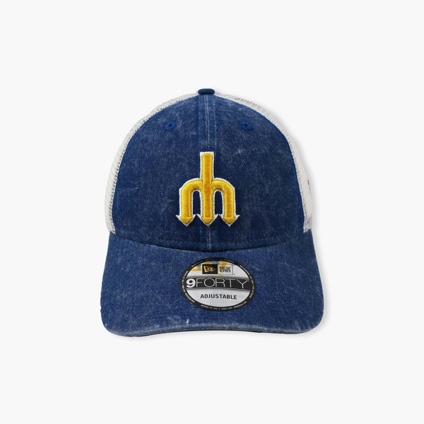 Seattle Mariners Trident Distressed Trucker Hat