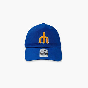 Seattle Mariners Royal Trident Clean Up Adjustable Hat