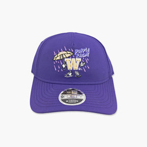 Washington Huskies Purple Cartoon Snapback - Toddler