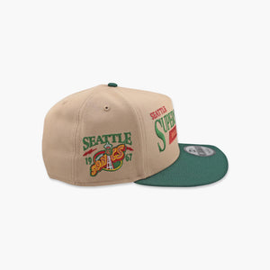 Seattle SuperSonics Two-Tone Linear Strike A-Frame Snapback
