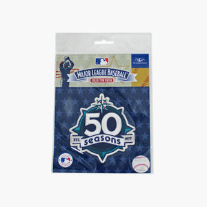 Seattle Mariners 50th Anniversary Commemorative Sleeve Patch