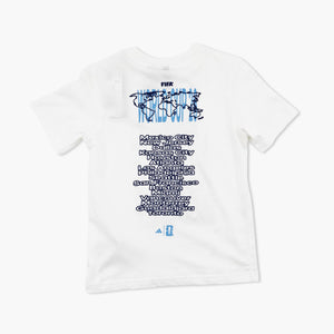2026 Adidas FIFA World Cup White Tour Youth T-Shirt