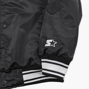 Seattle Mariners Steelheads Black Starter Lightweight Satin Jacket