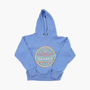 Indestructible Periwinkle Seattle Youth Hoodie