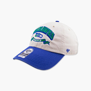 Seattle Seahawks Historic Natural Two-Tone Clean Up Adjustable Hat