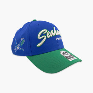 Seattle Seahawks Royal KO Script MVP Adjustable Hat