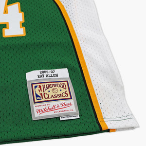 Seattle SuperSonics Ray Allen 2006 Swingman Green Jersey