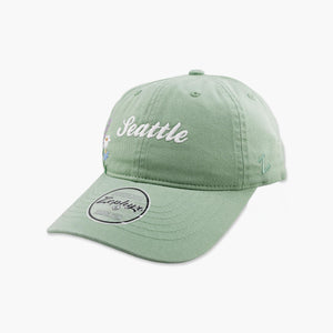 Floral Wild Script Sage Seattle Hat