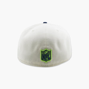 Seattle Seahawks Chrome Two-Tone Fitted Hat