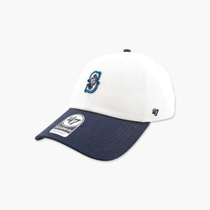 Seattle Mariners Navy/Sandstone Contemporary Clean Up Adjustable Hat