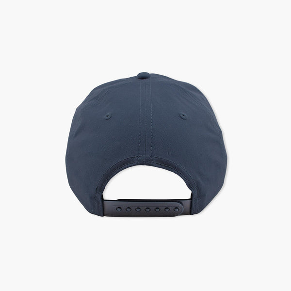 Rainier Beer Navy Trout Fishing Rope Snapback