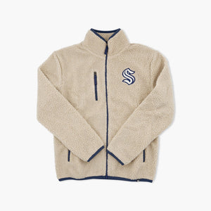 Seattle Kraken Oatmeal Stowe Full-Zip Jacket